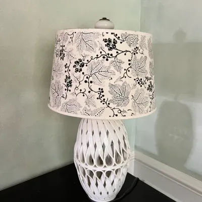 White Ceramic Table Lamp