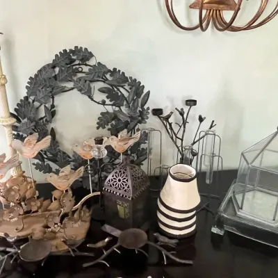 Metal & Glass Decor