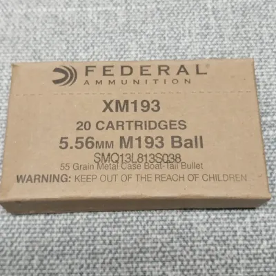 5.56mm M193 Ball Ammo