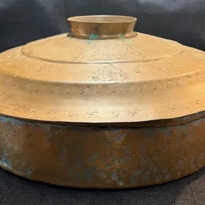 Copper Pot With Lid