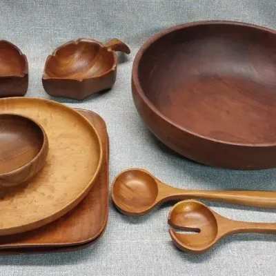 Wooden Servingware Collection