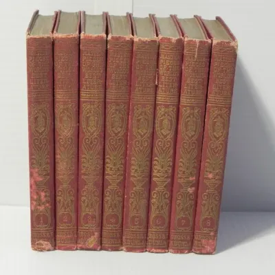 Masterpieces of the World's Best Literature Edited by Jeanette L Gilder 8 Volume Set 