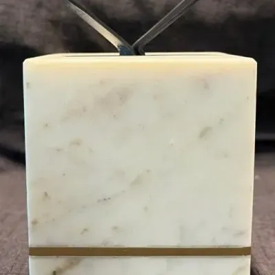 Serena And Lily Marble Door Stop With Handle