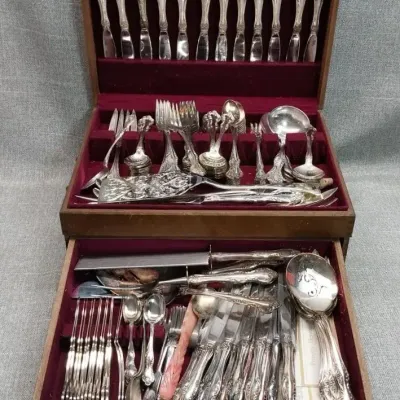 Reed & Barton Silver Plate Silverware, Princess Heritage Pattern