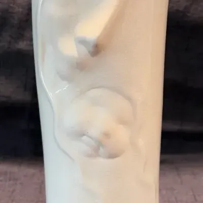 Sara Lund 1990 Glazed Porcelain Vase