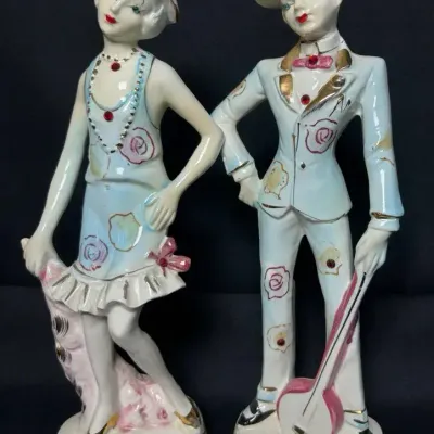 Roaring 20s Porcelain Figurines