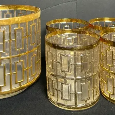 Vintage Imperial Glass Co. Shoji Set