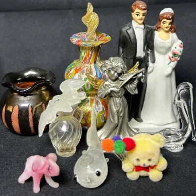 Italian Hand Crafted Perfume Bottle & Others