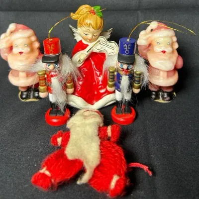 Lefton Christmas Angel, Gurley Santas & More