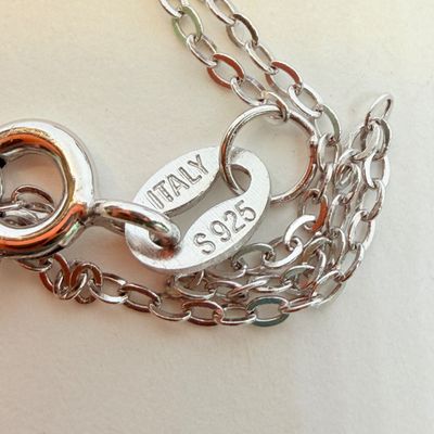 Sterling Silver Jewelry Lot - Earrings, Chain, Pendant