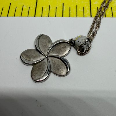 Sterling Silver Jewelry Lot - Earrings, Chain, Pendant