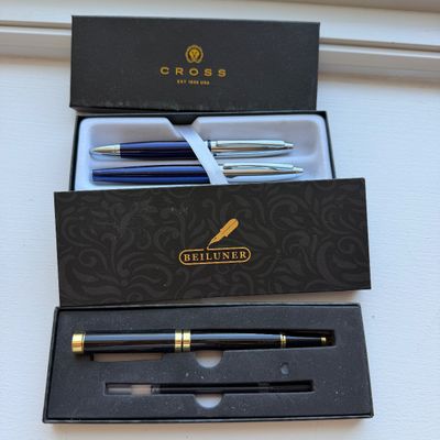 CROSS & BEILUNER Executive Pen & Pencil Gift Sets – Vintage Desk Writing Collection