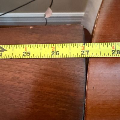 Pair of Wood Sunburst End Tables
