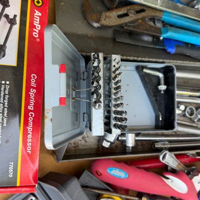 Big Lot Hand Tools, Boxes of Nails, Garage Equipment