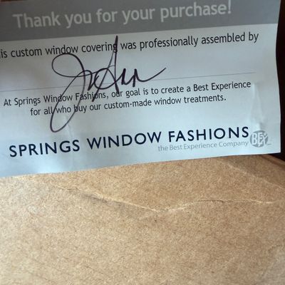 Lot of 8 New in Box Custom White Window Shades – Springs Window Fashions – 32½" x 46" & 32½" x 50"