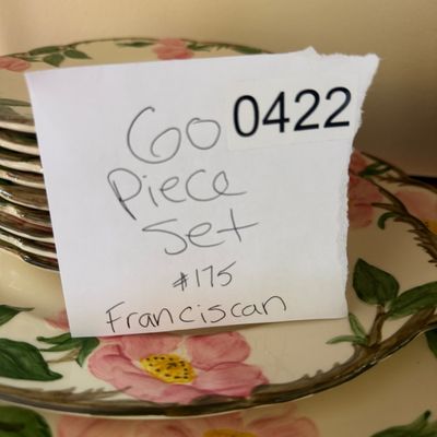Franciscan Desert Rose - 60 Piece Dinnerware Set