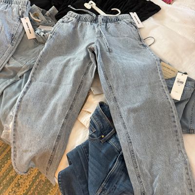 Lot of 8 New w Tags Women’s Jeans, Pants, Skirt - DKNY, Calvin Klein, Land's End