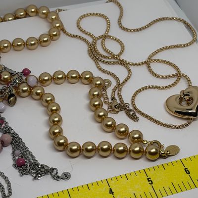 Big Costume Jewelry Lot - Necklaces, Pendants, Brooches & More!