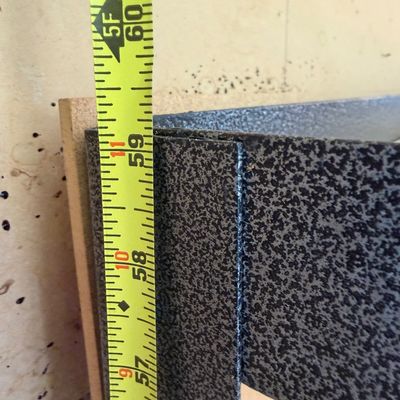 Heavy-Duty Steel Workbench with Pegboard Back & 2 Drawers