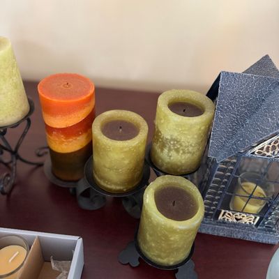 Large Decorative Candle Lot