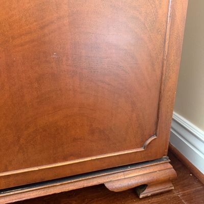 Vintage 2-Door Wooden Server / Sideboard Cabinet with Shelves