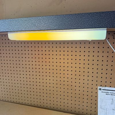 Heavy-Duty Steel Workbench with Pegboard Back & 2 Drawers