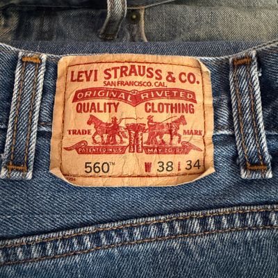 Lot of 8 Pairs of Men's Jeans Sz 34 - Lands End, Levis, Eddie Bauer