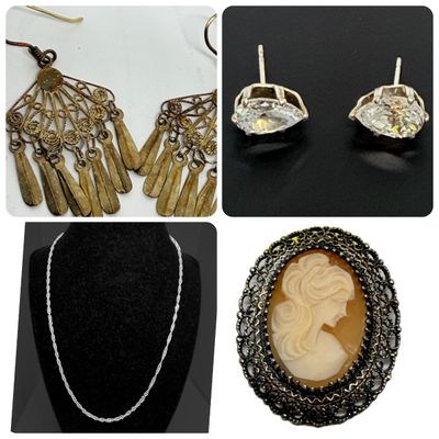 Sterling Silver Estate Jewelry - Vintage, Danecraft, Karen Lynne