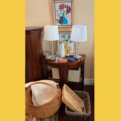 Big Lot Decorative Housewares - Lamps, Art, Baskets etc.
