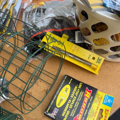 Big Lot New in Package Garage Items - Tools, Garden, Painting, Etc.