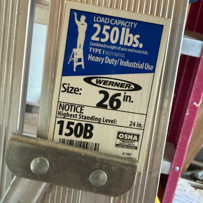 Lot of 2 Werner Ladders