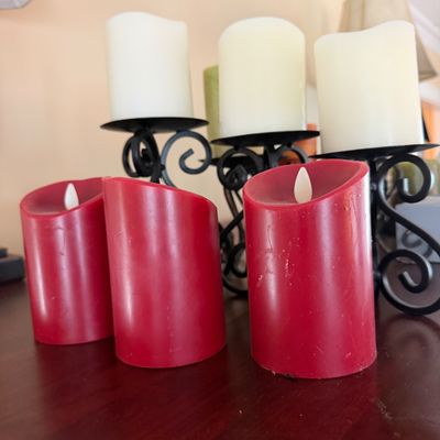 Large Decorative Candle Lot