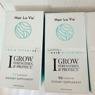 Hair La Vie Hair Care & Supplement Lot – Vitamins, Shampoo & Conditioner