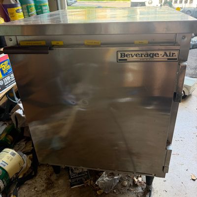 Undercounted fridge