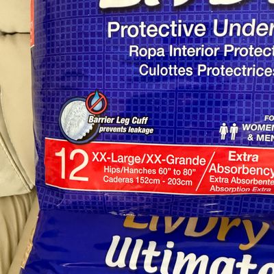 Lot of 13 New Packages of Adult Protective Garments – LivDry & Tranquility