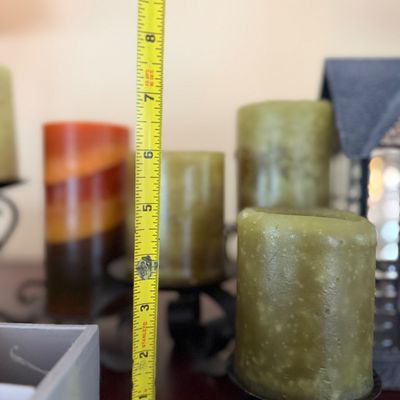 Large Decorative Candle Lot