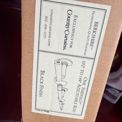 Lot of 2 New in Box JETO Twin Bed Frame & Berkshire Curtain Rod