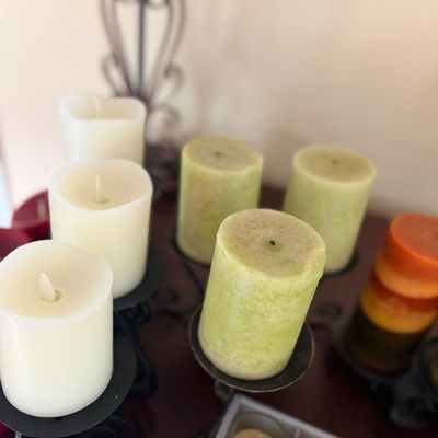 Large Decorative Candle Lot