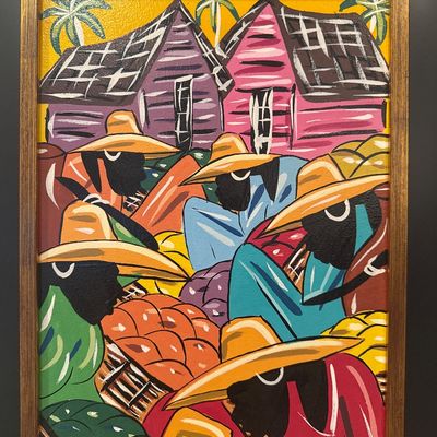Sale Photo Thumbnail #147: A19-Folk art from Cuba

13.5x35