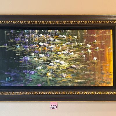 Sale Photo Thumbnail #149: A20-“Visiting Monet” - Marco Mavrovich
37”x61”

Appraised for $14,500 in May 2019