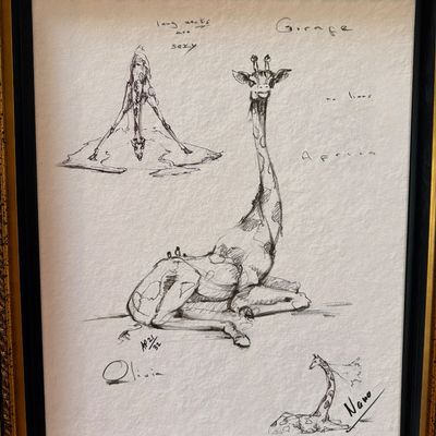 Sale Photo Thumbnail #68: A9-Nano Lopez Art-Giraffe