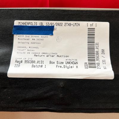 Sale Photo Thumbnail #32: Appraised value of $1650 in 2023
Please see photos for information regarding the work of art
Appraisal sheets from Parkwest Gallery will be included with purchase