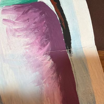 Sale Photo Thumbnail #87: A11-Paintings on rolled canvas from Ghana, Africa