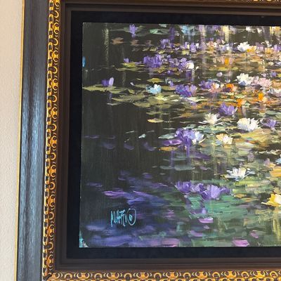Sale Photo Thumbnail #150: A20-“Visiting Monet” - Marco Mavrovich
37”x61”

Appraised for $14,500 in May 2019