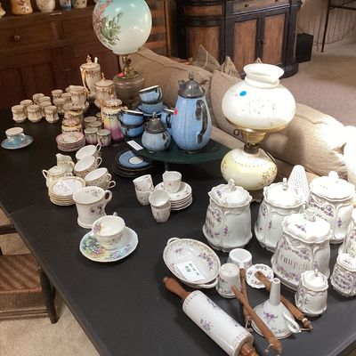 Sale Photo Thumbnail #39: German Tea, Kitchen Canisters and Chocolate Sets
