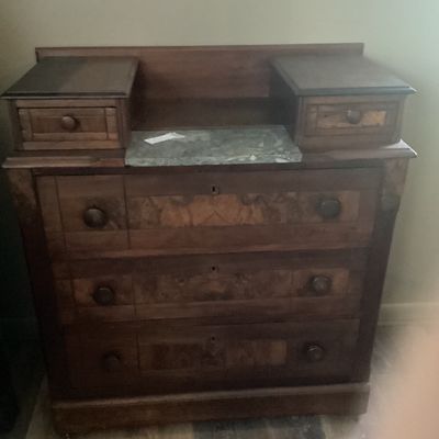 Sale Photo Thumbnail #8: Chest of Drawers w/Marble Insert