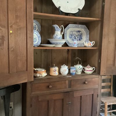 Sale Photo Thumbnail #2: 8’ x 4’ Cabinet w/ Collectibles 