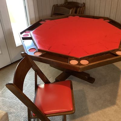 Sale Photo Thumbnail #16: Game Table w/6 Chairs 