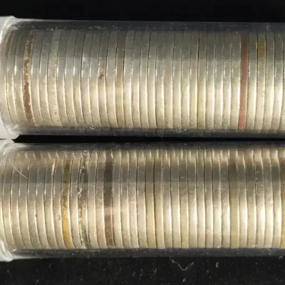 2 Rolls of Buffalo Nickels Minted From 1913-1938, 80 Total