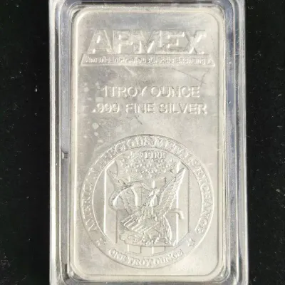 Apmex 1oz .999 Silver Bar in Case